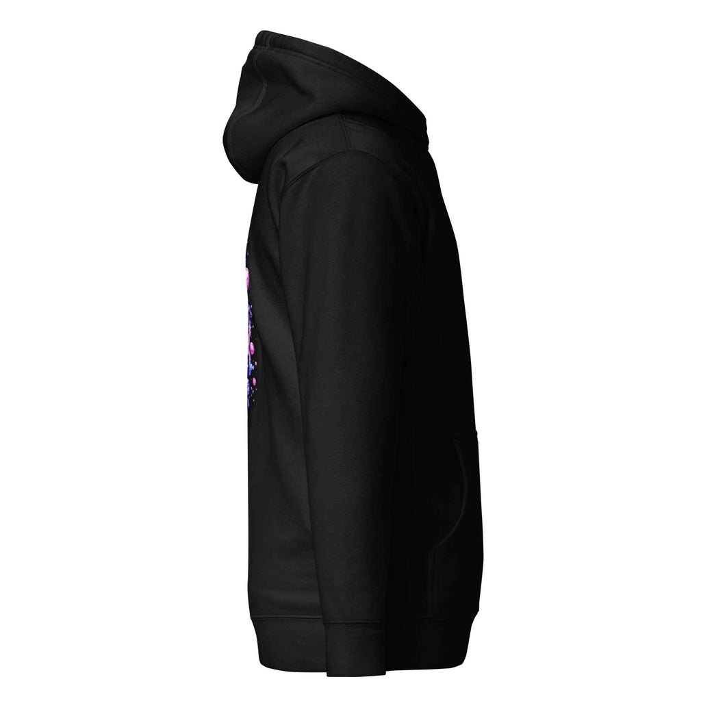 Sadgirl unisex hoodie by Leaky TS, black cotton hoodie with a comfortable fit and premium pullover design.