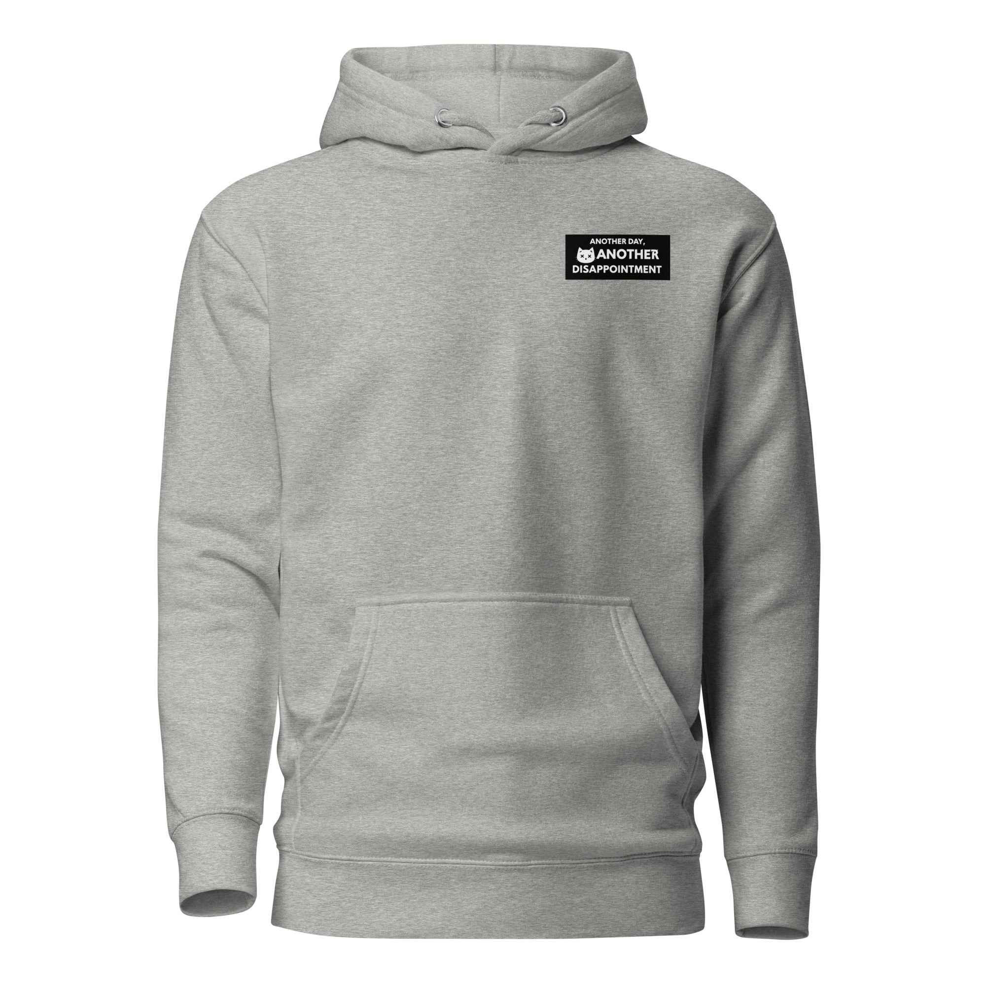 Sadgirl unisex hoodie by Leaky TS, premium cotton hoodie in carbon grey with front design, comfortable and stylish pullover.
