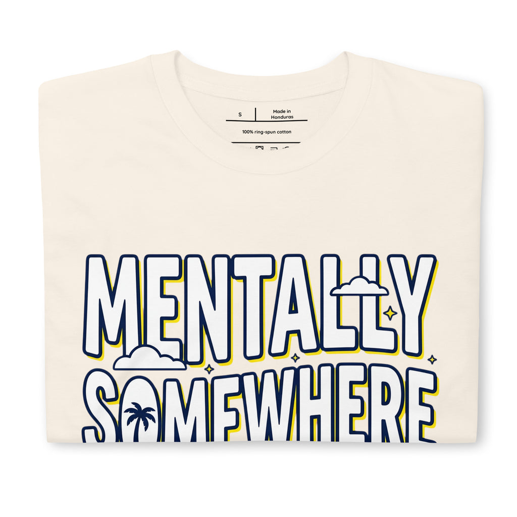 Unisex Leaky TS basic soft-style T-shirt in natural color, front view, casual and comfortable everyday wear.