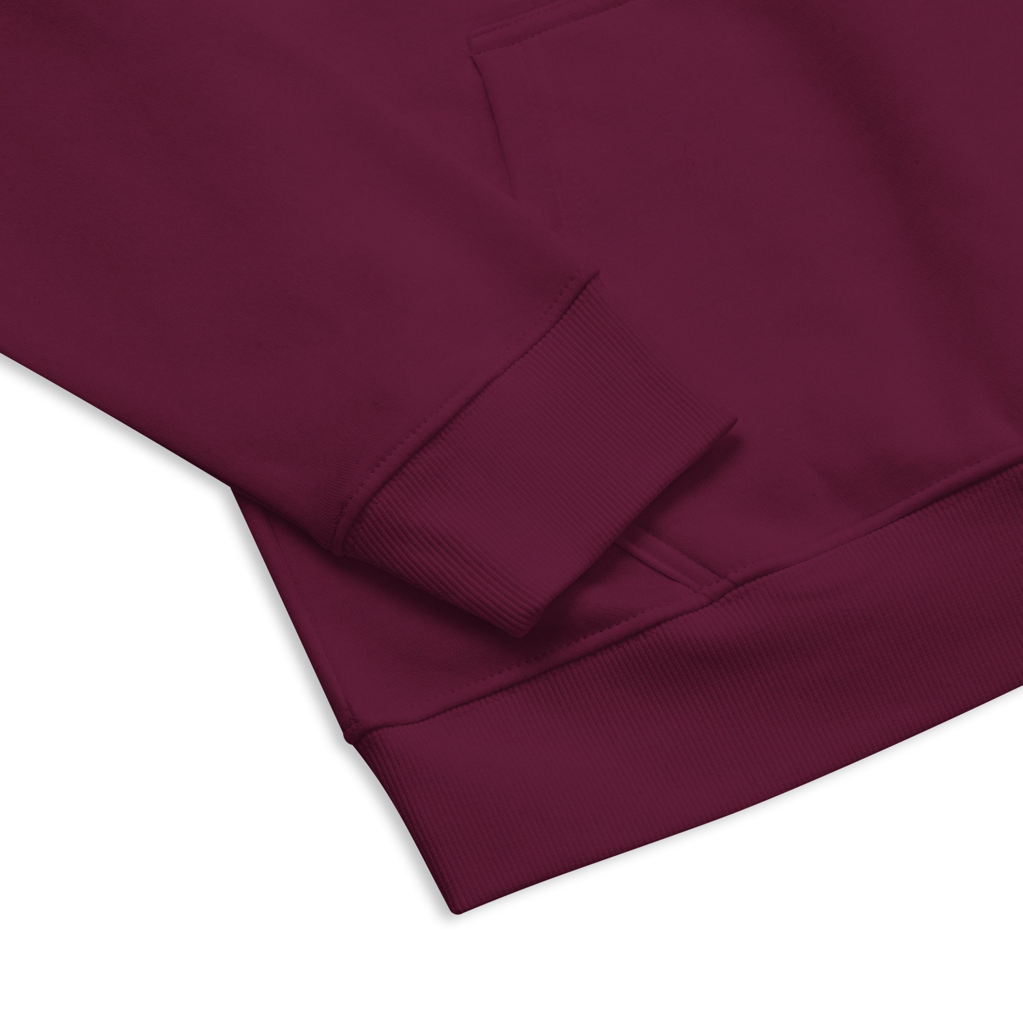 Unisex burgundy eco raglan hoodie by Leaky TS featuring a trippy, mind-expanding graphic design for casual wear.